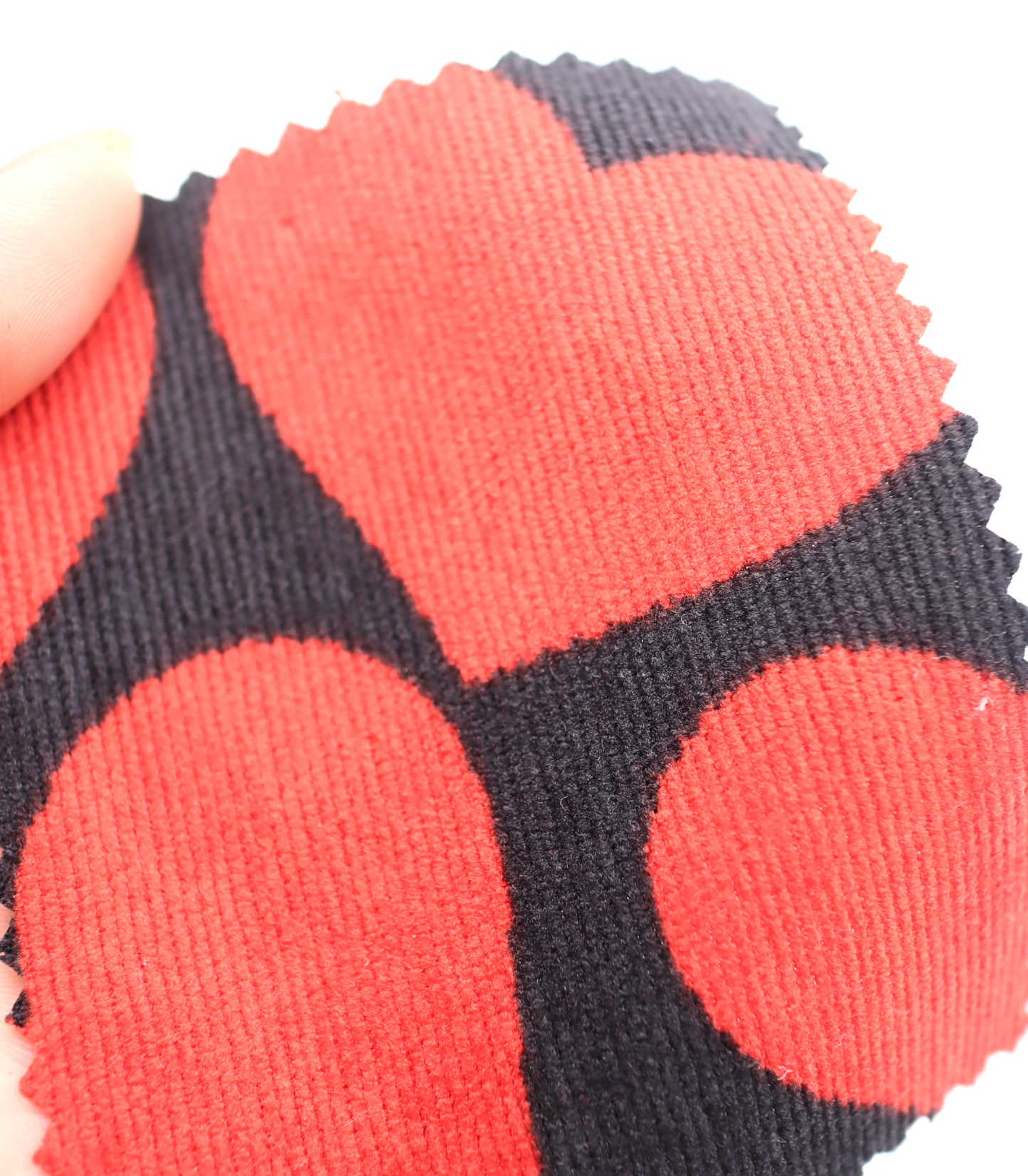 【25SS-018】ビッグハートプリントストレッチコーデュロイ　/0.5ｙあたり=～695円