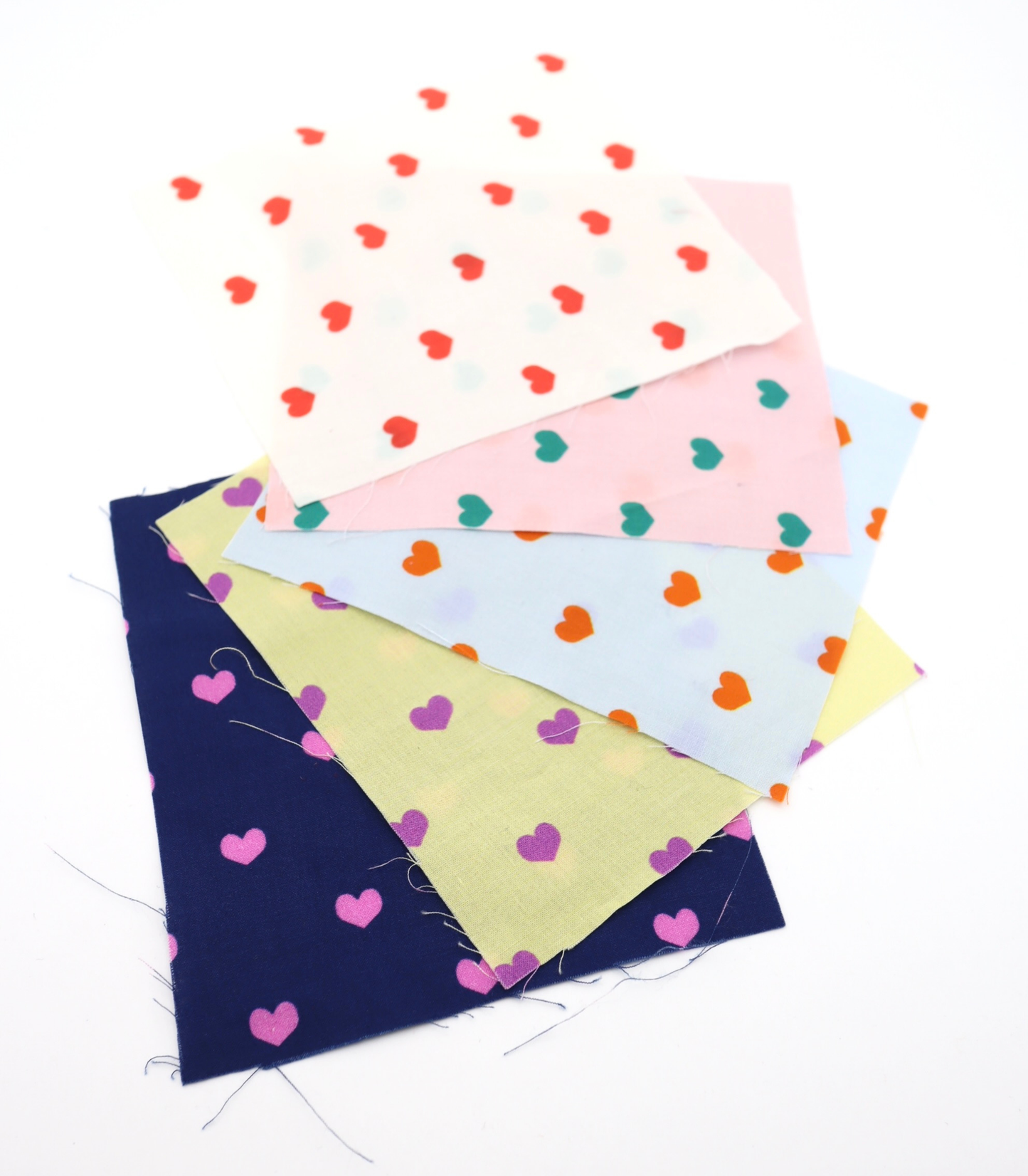 【25SS-049】プチハートプリント綿ローン　/0.5ｙあたり=～725円