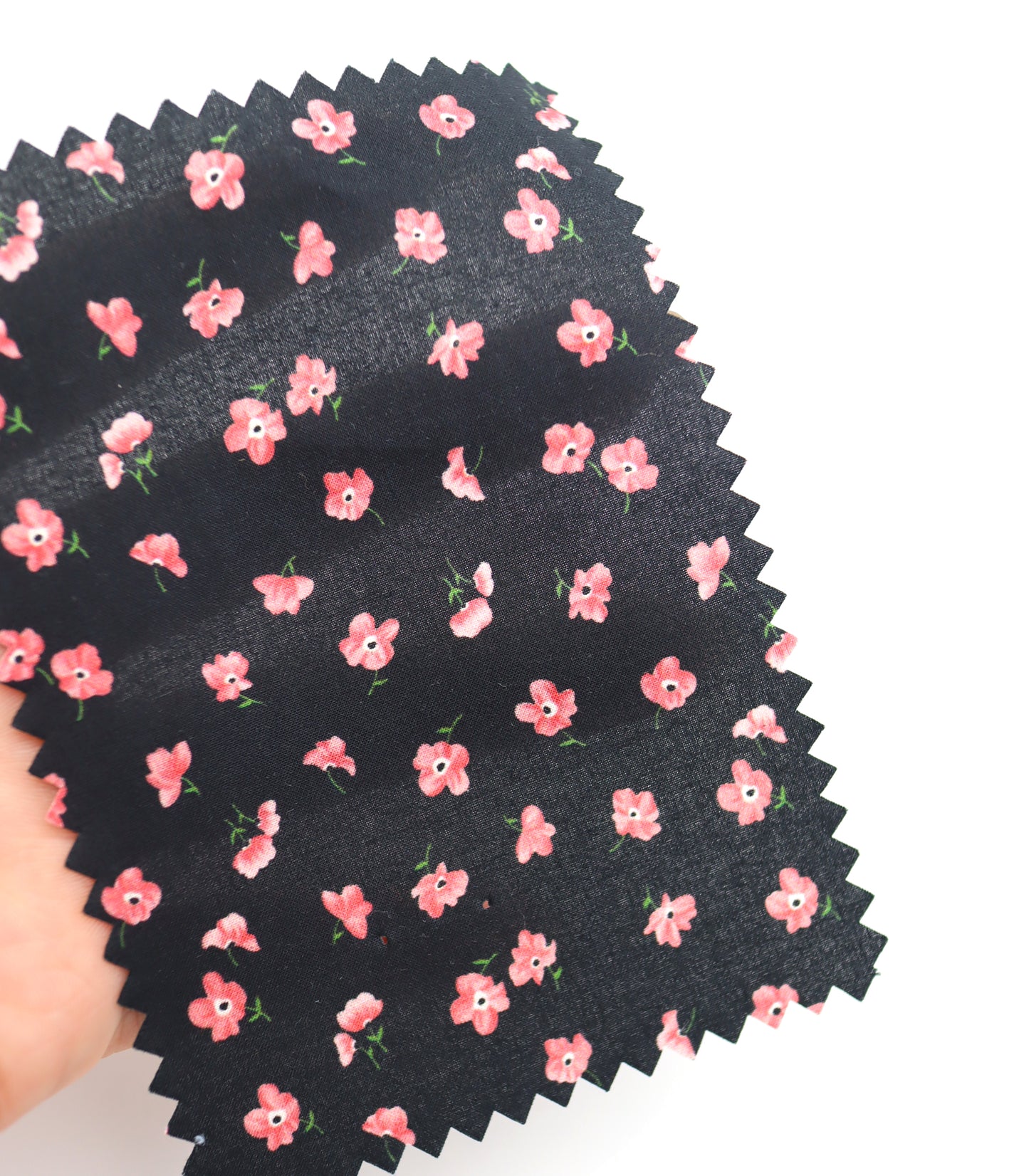 【25SS-232】小花柄プリント綿ローン　/0.5ｙあたり = ～715円