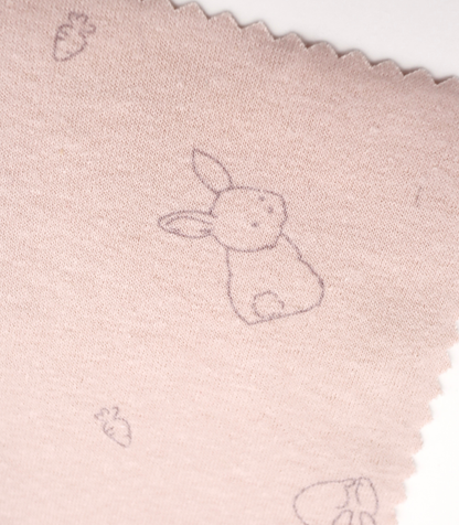 【25SS-204】うさちゃん×にんじんプリントフライス　/0.5ｙあたり = ～920円