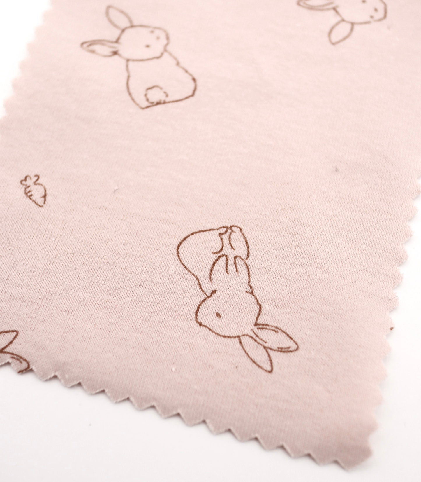 【25SS-204】うさちゃん×にんじんプリントフライス　/0.5ｙあたり = ～920円