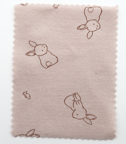 【25SS-204】うさちゃん×にんじんプリントフライス　/0.5ｙあたり = ～920円