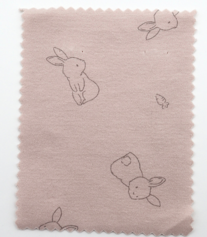 【25SS-204】うさちゃん×にんじんプリントフライス　/0.5ｙあたり = ～920円