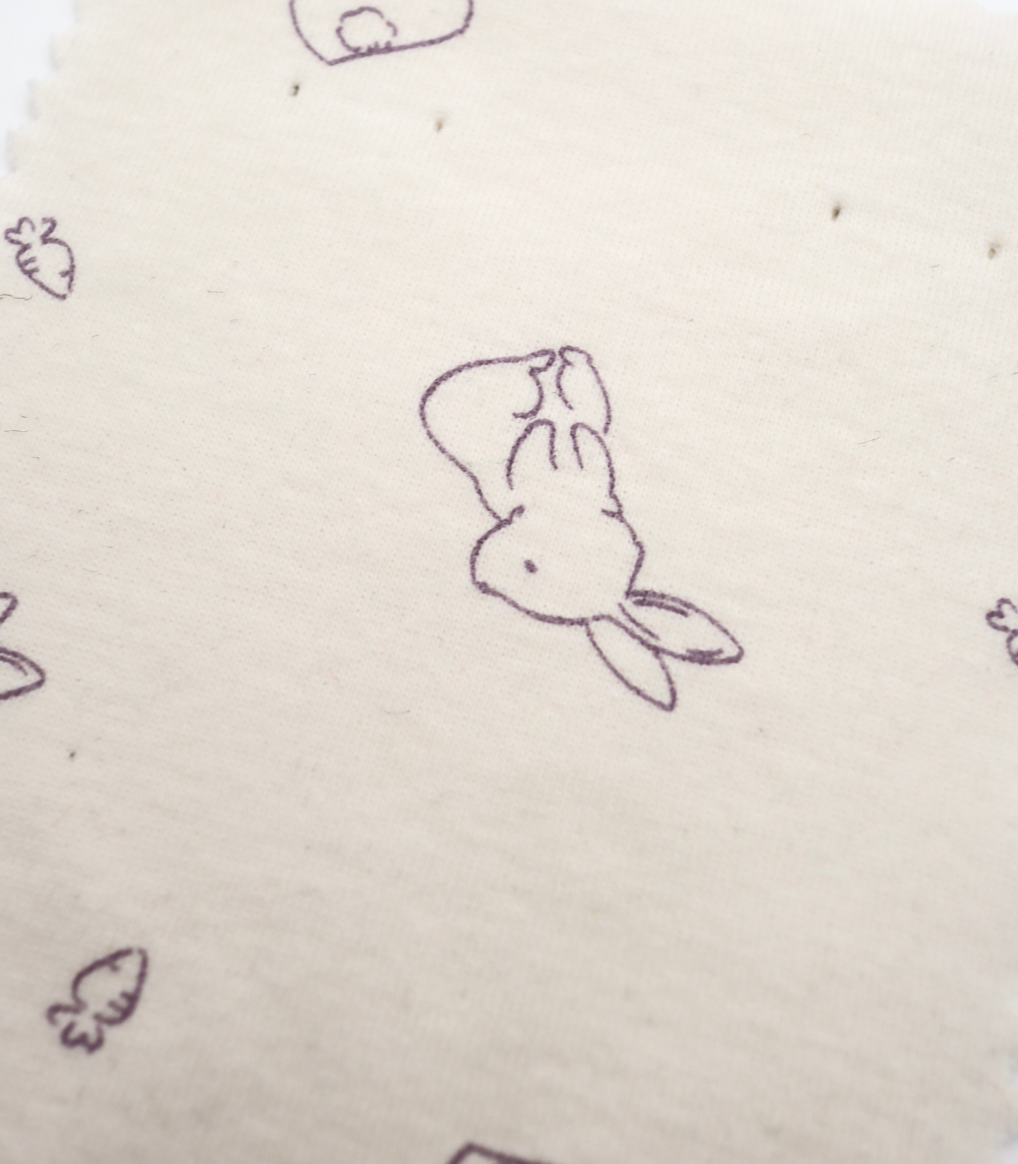 【25SS-204】うさちゃん×にんじんプリントフライス　/0.5ｙあたり = ～920円