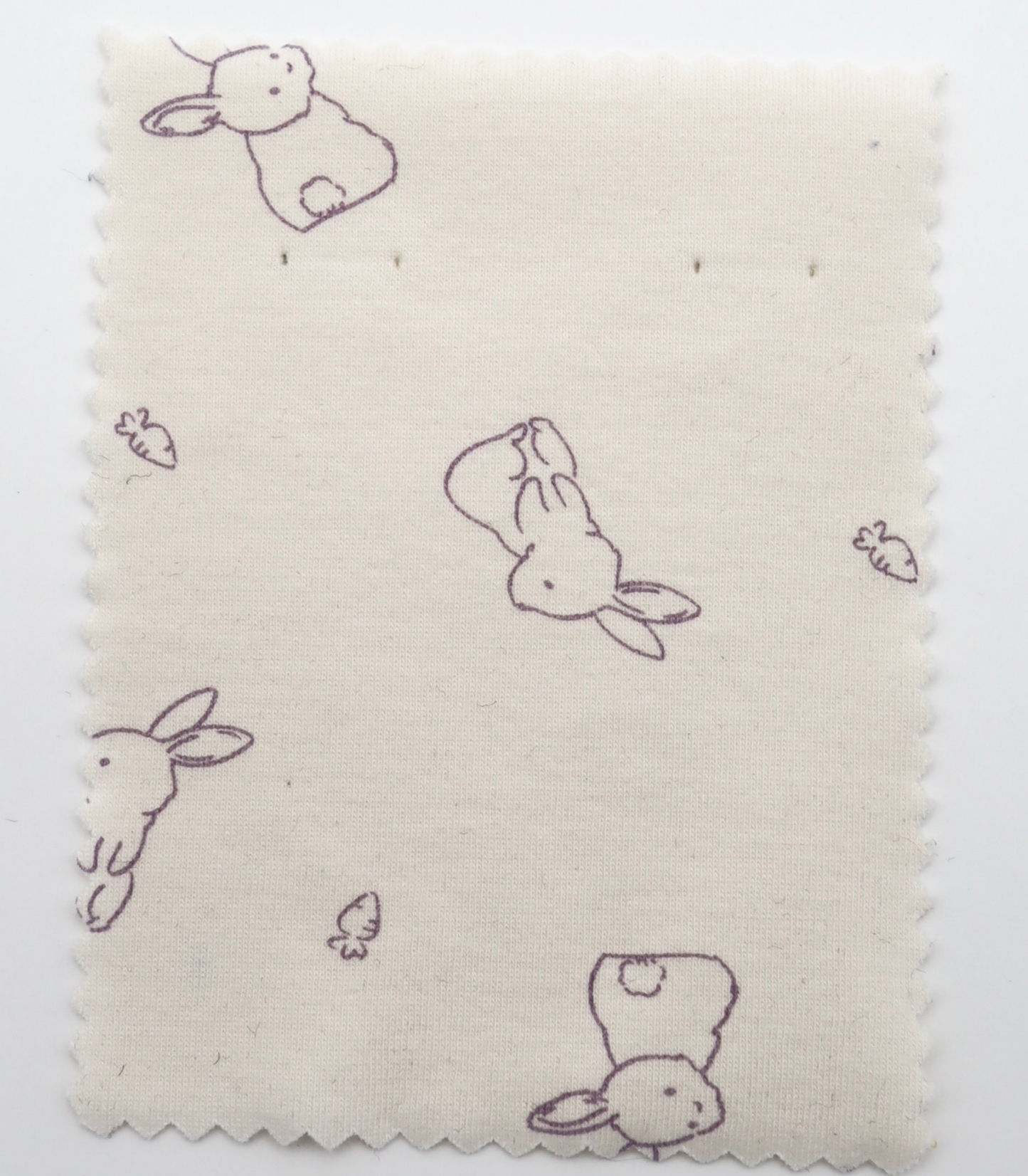 【25SS-204】うさちゃん×にんじんプリントフライス　/0.5ｙあたり = ～920円