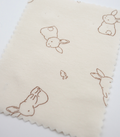 【25SS-204】うさちゃん×にんじんプリントフライス　/0.5ｙあたり = ～920円