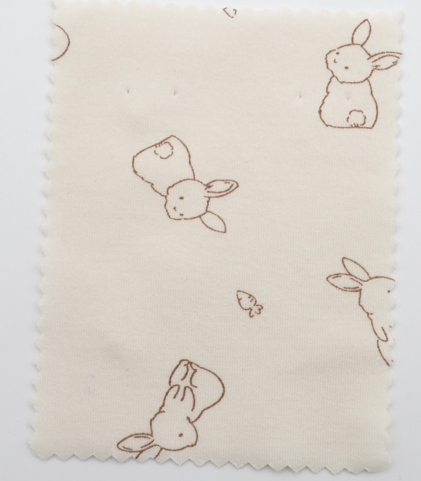 【25SS-204】うさちゃん×にんじんプリントフライス　/0.5ｙあたり = ～920円