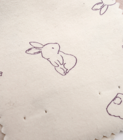 【25SS-204】うさちゃん×にんじんプリントフライス　/0.5ｙあたり = ～920円