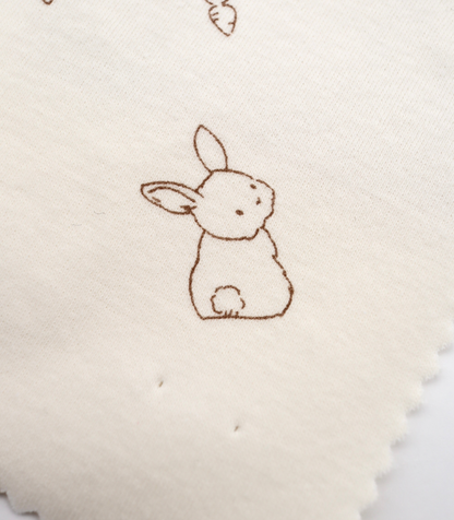 【25SS-204】うさちゃん×にんじんプリントフライス　/0.5ｙあたり = ～920円