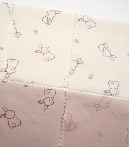 【25SS-204】うさちゃん×にんじんプリントフライス　/0.5ｙあたり = ～920円