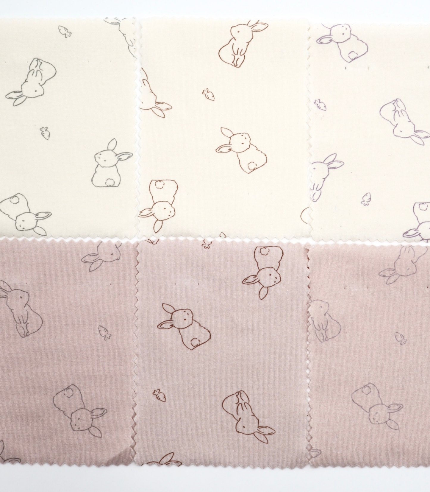 【25SS-204】うさちゃん×にんじんプリントフライス　/0.5ｙあたり = ～920円