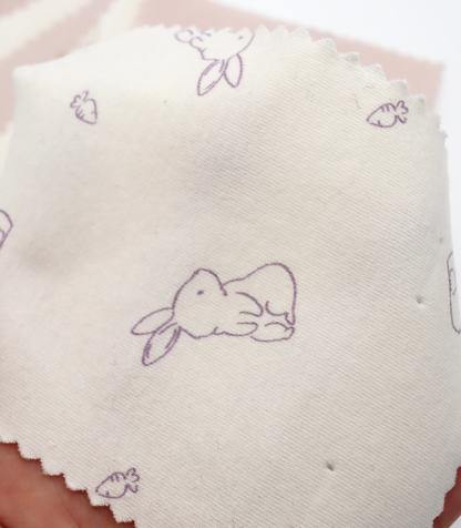 【25SS-204】うさちゃん×にんじんプリントフライス　/0.5ｙあたり = ～920円