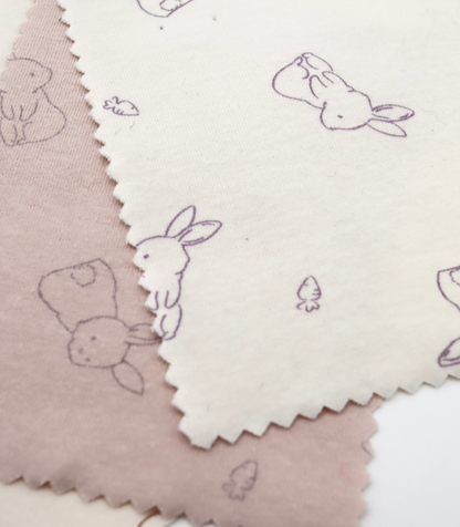 【25SS-204】うさちゃん×にんじんプリントフライス　/0.5ｙあたり = ～920円