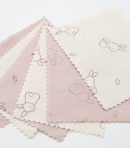 【25SS-204】うさちゃん×にんじんプリントフライス　/0.5ｙあたり = ～920円