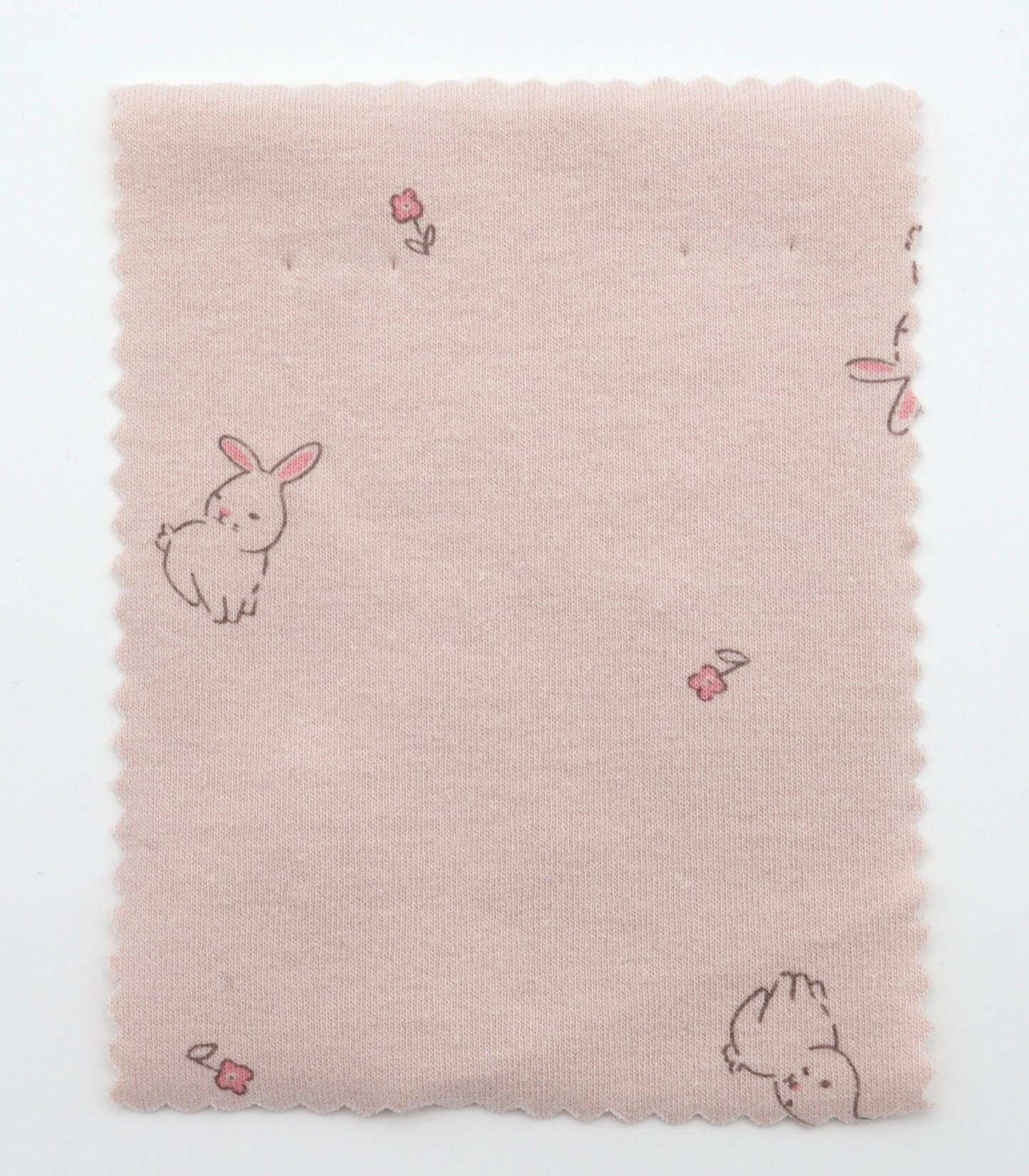 【25SS-203】うさちゃん×フラワープリントフライス　/0.5ｙあたり = ～920円