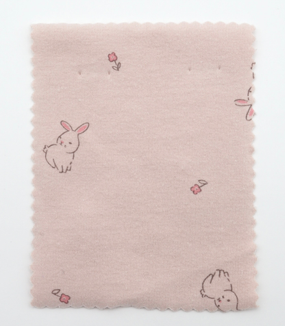 【25SS-203】うさちゃん×フラワープリントフライス　/0.5ｙあたり = ～920円