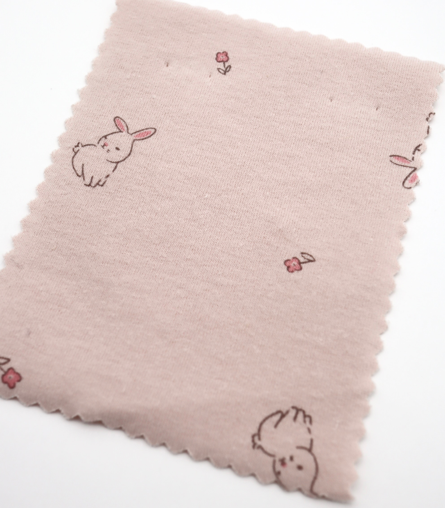 【25SS-203】うさちゃん×フラワープリントフライス　/0.5ｙあたり = ～920円