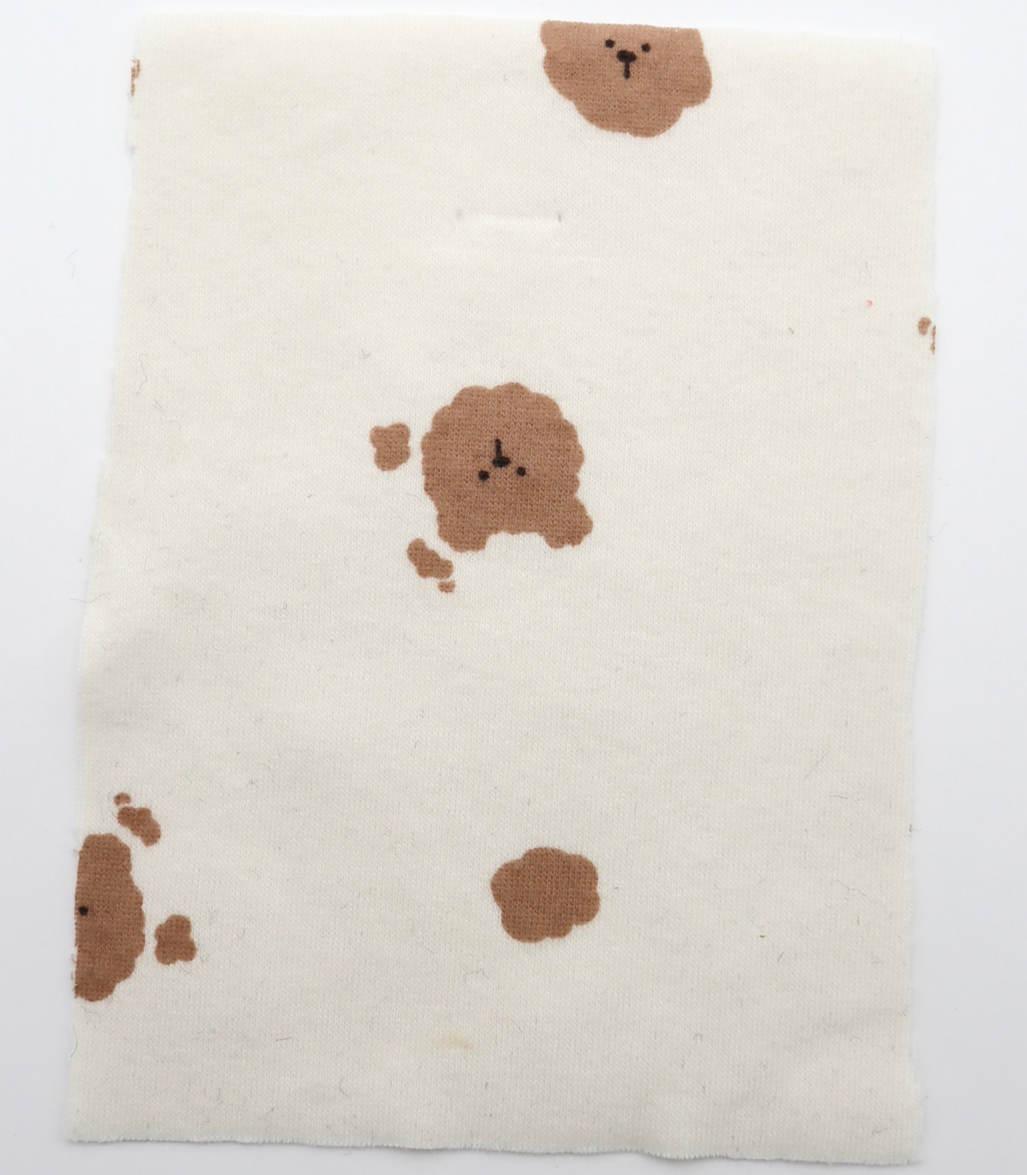 【25SS-201】もこもこくまちゃんプリントフライス　/0.5ｙあたり = ～ 900円