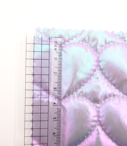【25SS-006】オーロラハートキルティング　/0.5ｙあたり=～1115円