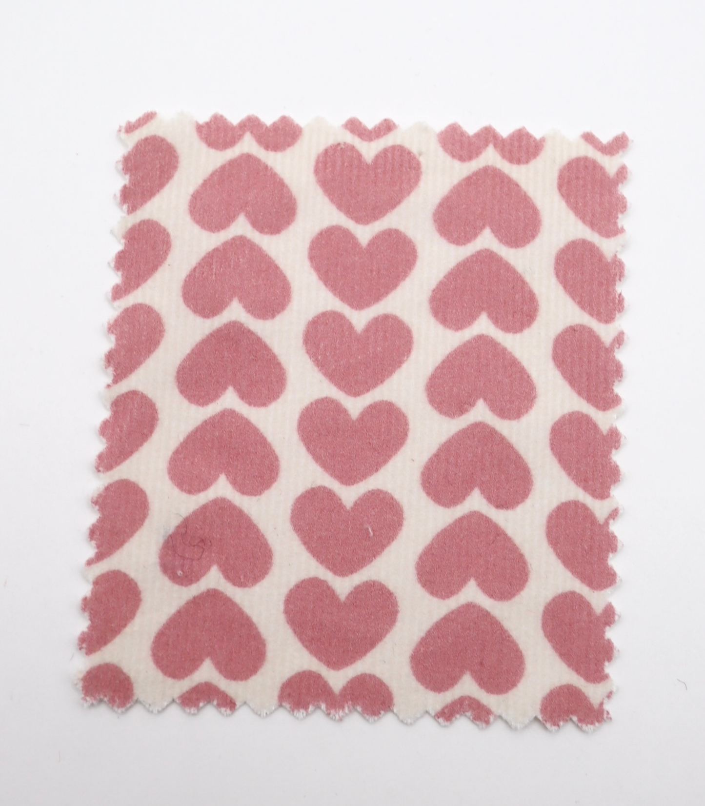 【25SS-019】ハートヘリンボーンプリントコーデュロイ　/0.5ｙあたり=～990円