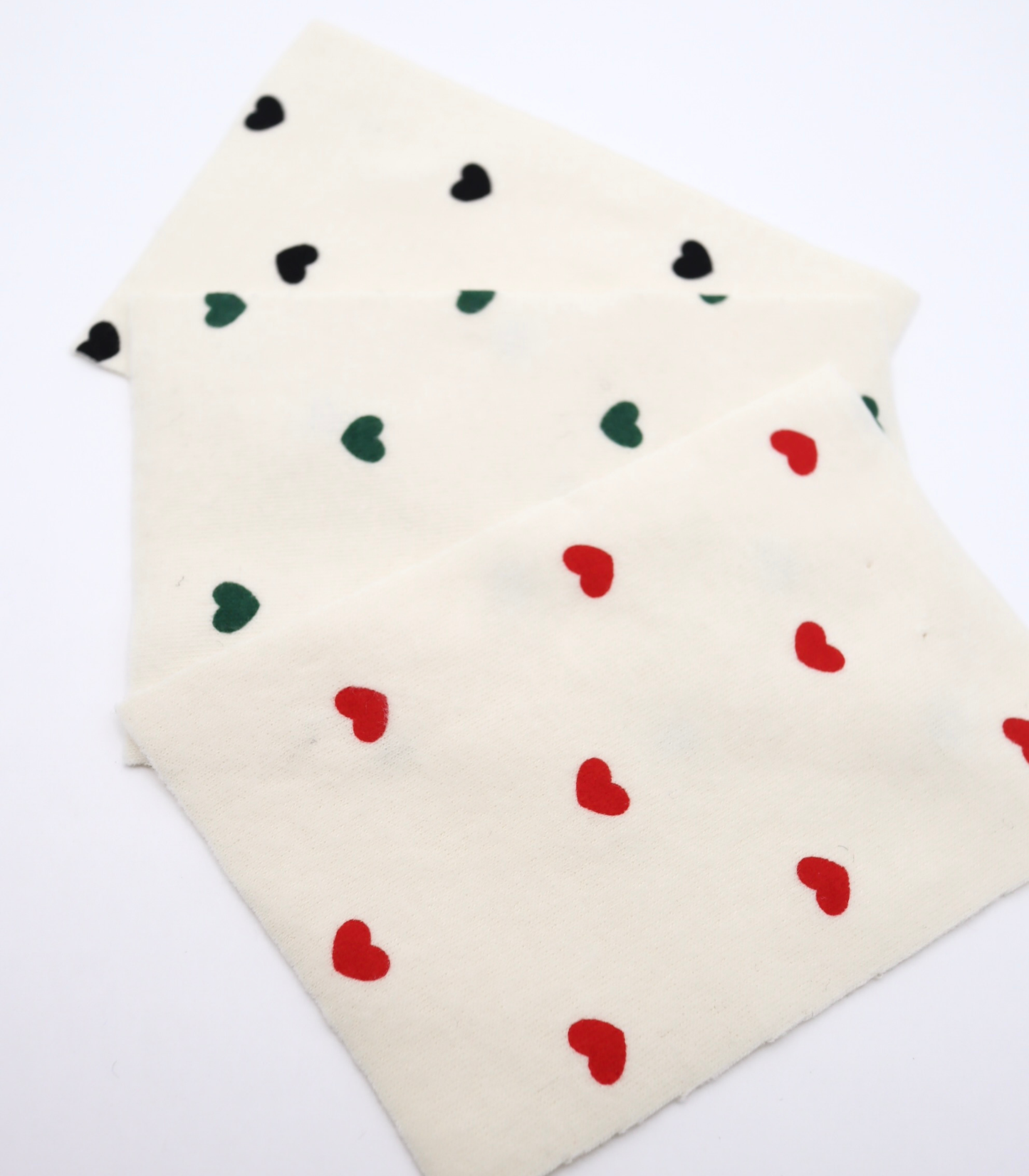 【25SS-056】プチハートプリントフライス　/0.5ｙあたり=～1270円