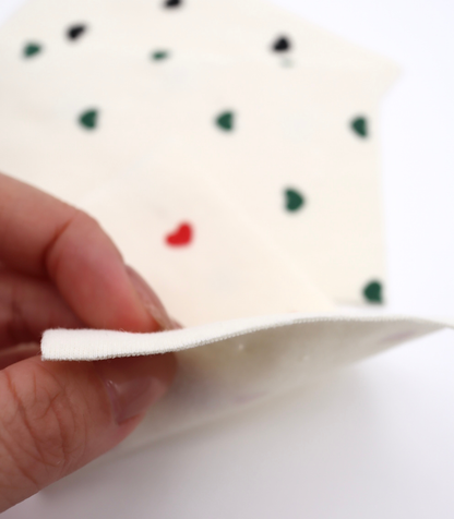 【25SS-056】プチハートプリントフライス　/0.5ｙあたり=～1270円