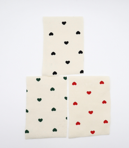 【25SS-056】プチハートプリントフライス　/0.5ｙあたり=～1270円