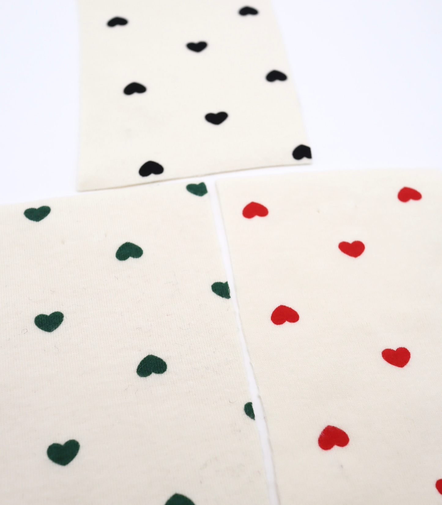 【25SS-056】プチハートプリントフライス　/0.5ｙあたり=～1270円