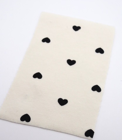 【25SS-056】プチハートプリントフライス　/0.5ｙあたり=～1270円