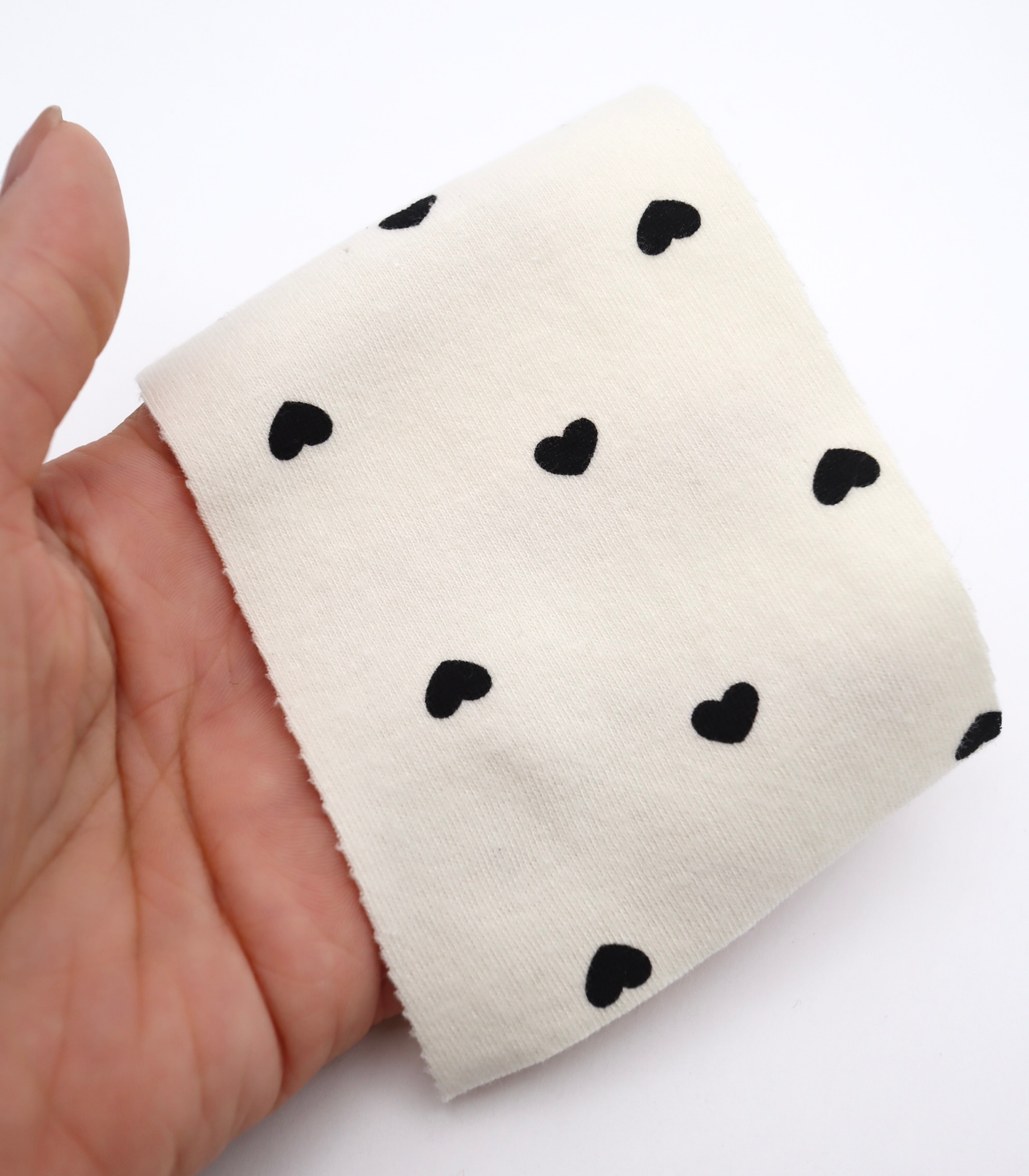 【25SS-056】プチハートプリントフライス　/0.5ｙあたり=～1270円