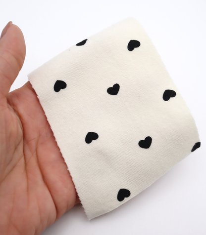 【25SS-056】プチハートプリントフライス　/0.5ｙあたり=～1270円