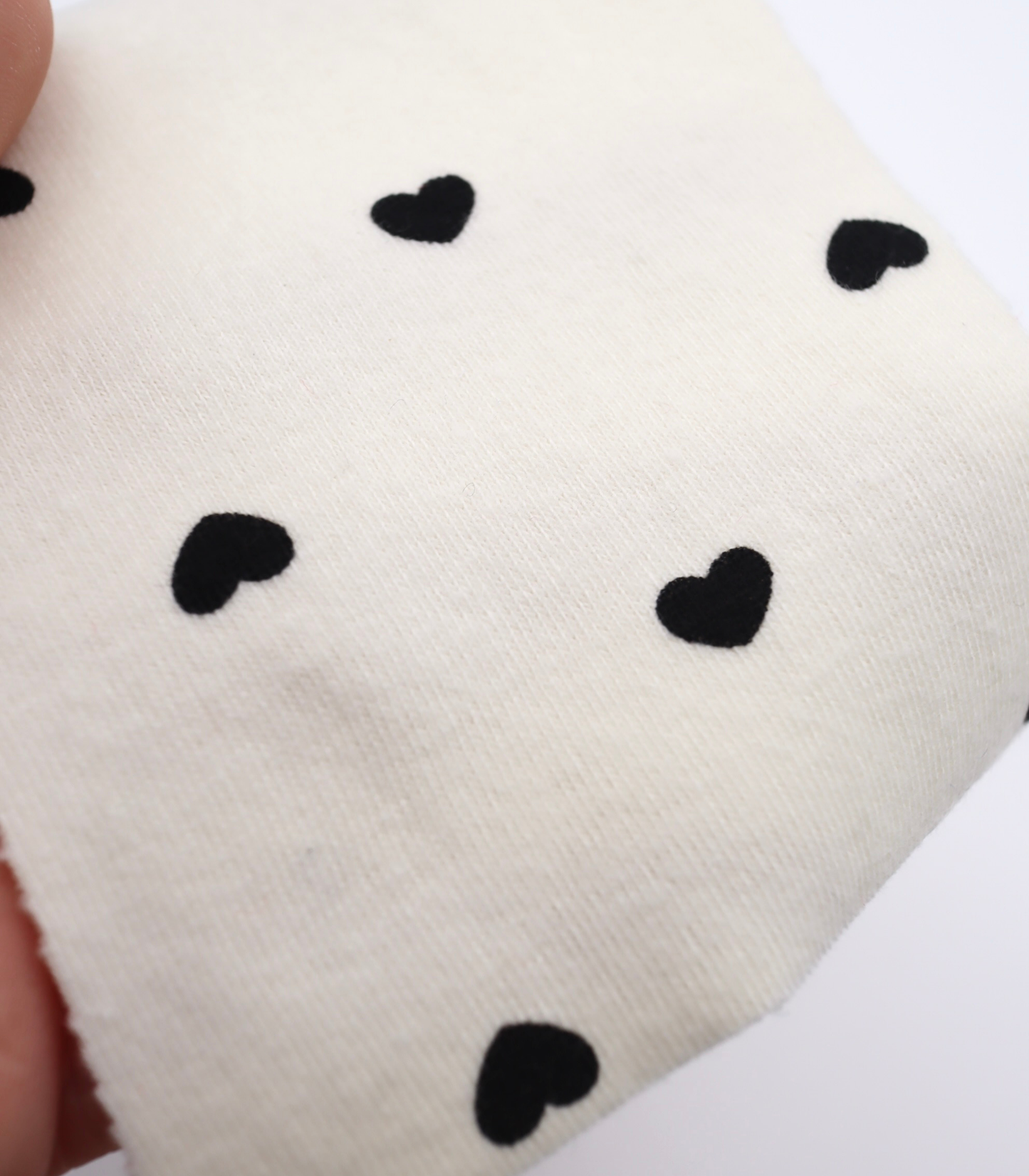 【25SS-056】プチハートプリントフライス　/0.5ｙあたり=～1270円