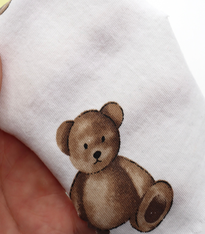 【25SS-196】クマちゃんプリント天竺　/0.5ｙあたり = ～840円