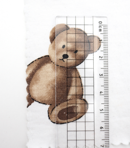 【25SS-196】クマちゃんプリント天竺　/0.5ｙあたり = ～840円