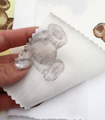 【25SS-196】クマちゃんプリント天竺　/0.5ｙあたり = ～840円