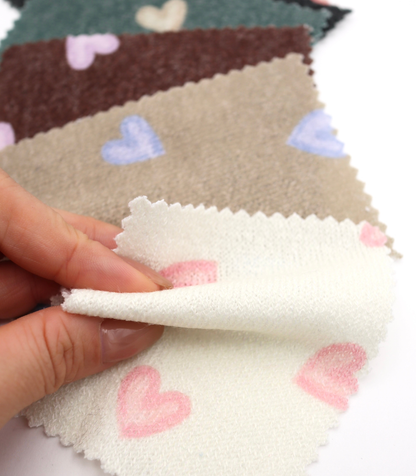 【25SS-028】スケッチ風ハートプリント天竺ニット　/0.5ｙあたり=～880円