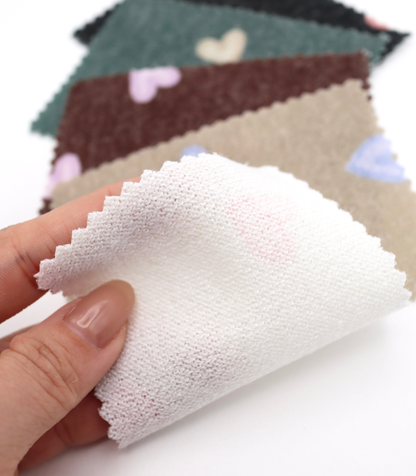 【25SS-028】スケッチ風ハートプリント天竺ニット　/0.5ｙあたり=～880円