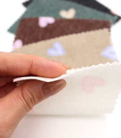 【25SS-028】スケッチ風ハートプリント天竺ニット　/0.5ｙあたり=～880円