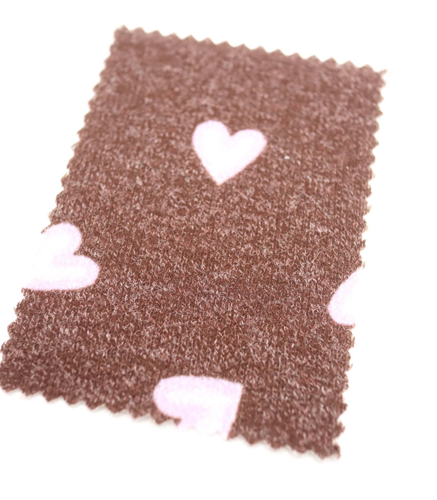 【25SS-028】スケッチ風ハートプリント天竺ニット　/0.5ｙあたり=～880円