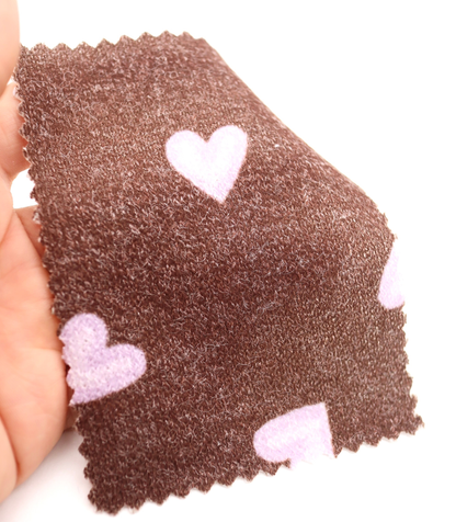 【25SS-028】スケッチ風ハートプリント天竺ニット　/0.5ｙあたり=～880円