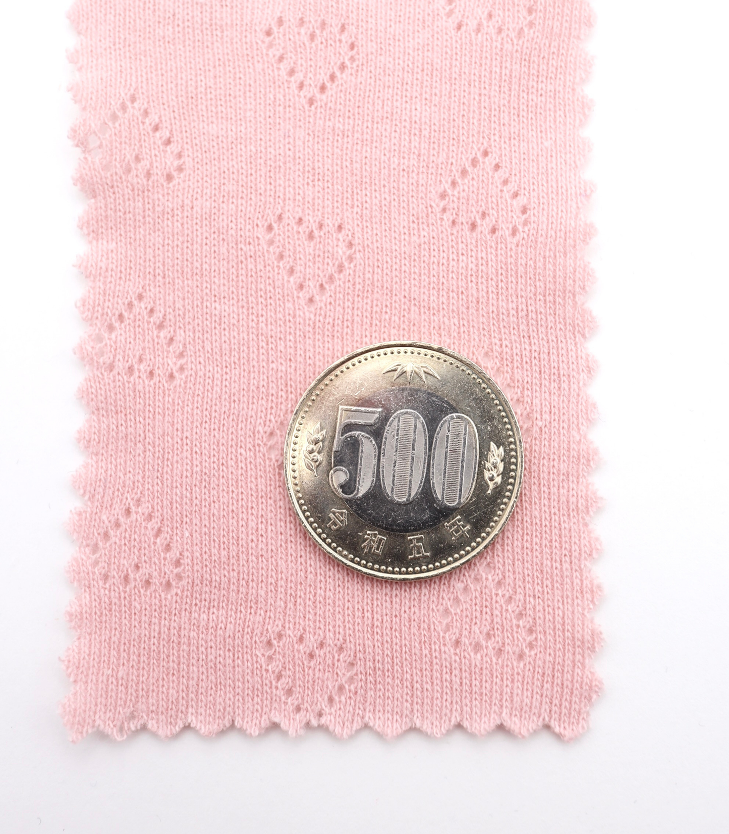 【25SS-032】ハート柄針抜きフライス　/0.5ｙあたり=～655円