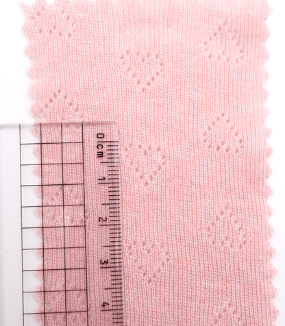 【25SS-032】ハート柄針抜きフライス　/0.5ｙあたり=～655円