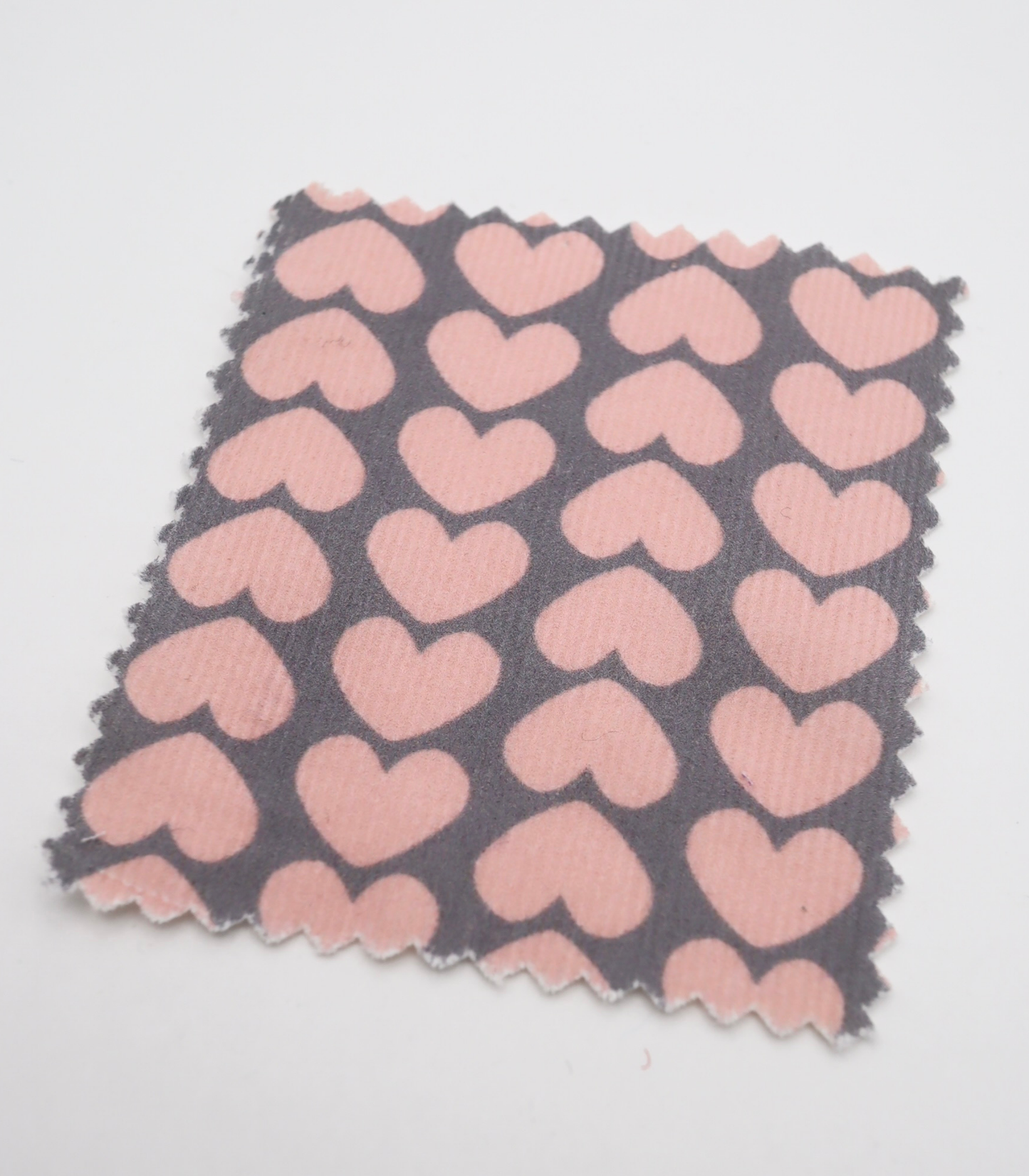 【25SS-019】ハートヘリンボーンプリントコーデュロイ　/0.5ｙあたり=～990円