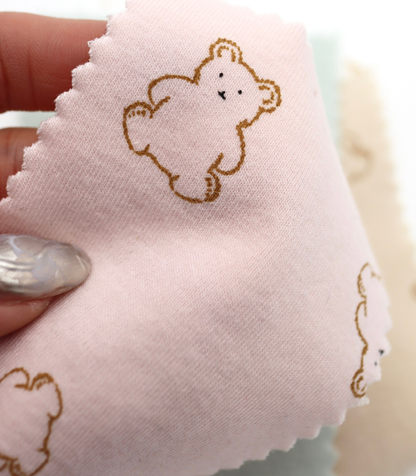 【25SS-199】くまちゃんプリントフライス　/0.5ｙあたり=～920円