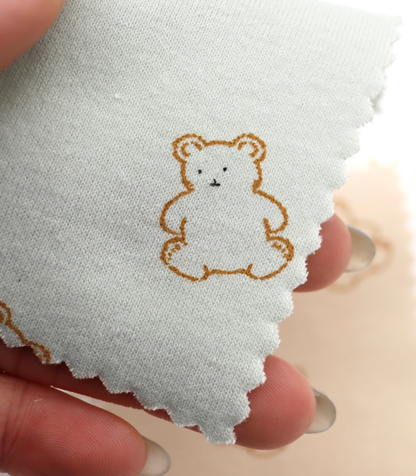 【25SS-199】くまちゃんプリントフライス　/0.5ｙあたり=～920円