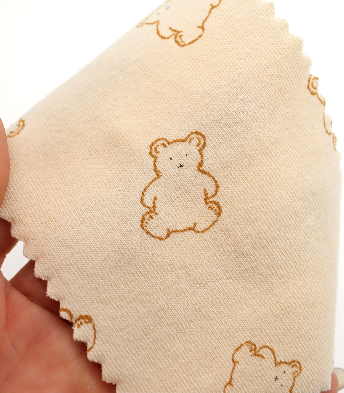 【25SS-199】くまちゃんプリントフライス　/0.5ｙあたり=～920円