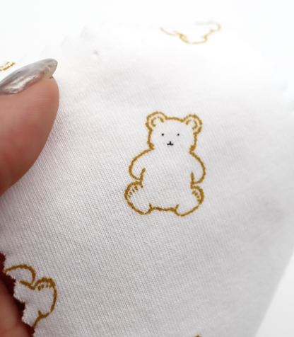 【25SS-199】くまちゃんプリントフライス　/0.5ｙあたり=～920円