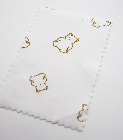 【25SS-199】くまちゃんプリントフライス　/0.5ｙあたり=～920円