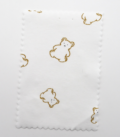 【25SS-199】くまちゃんプリントフライス　/0.5ｙあたり=～920円