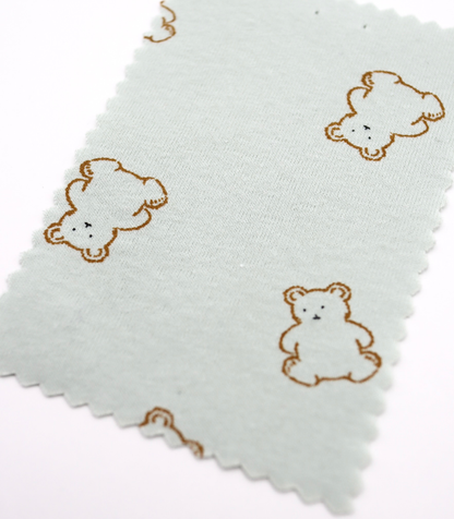 【25SS-199】くまちゃんプリントフライス　/0.5ｙあたり=～920円